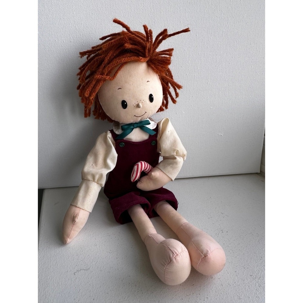 Vintage 80's plush doll from the Applause "Christmas Traditions" Molly